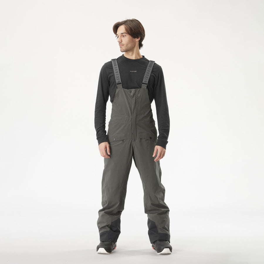 AVENING BIB PANTS __color:Raven_grey#36