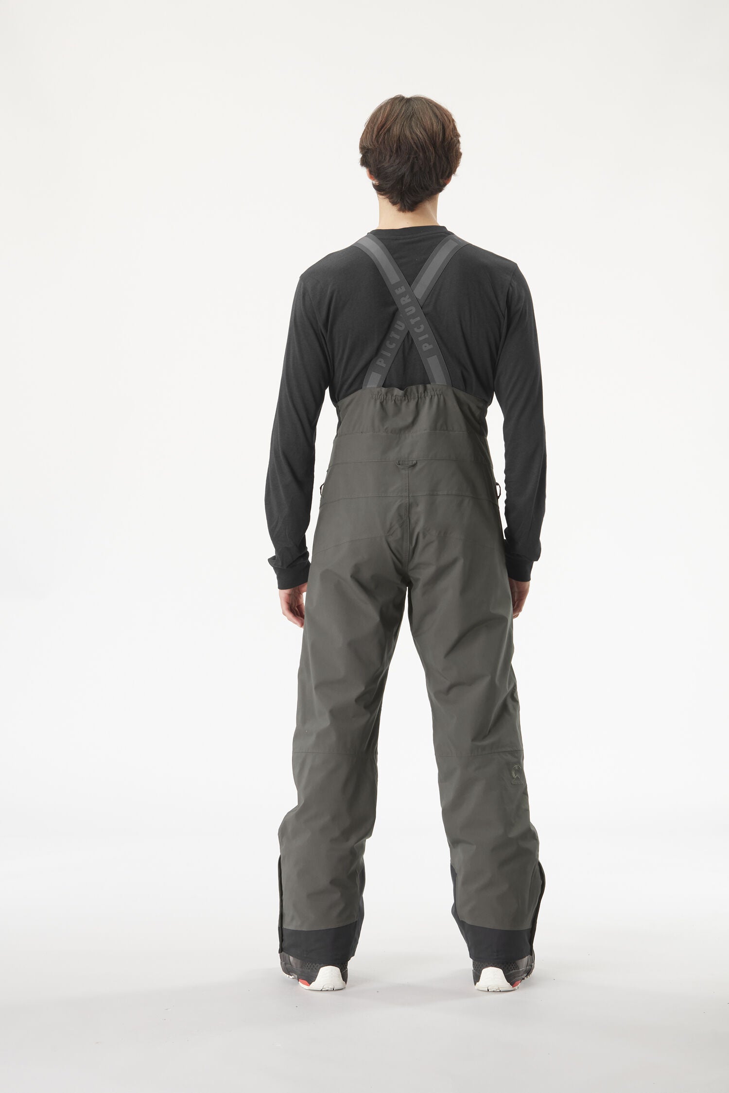 AVENING BIB PANTS __color:Raven_grey#37