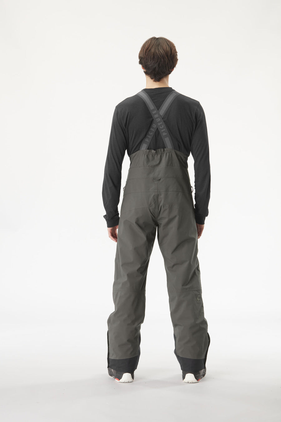 AVENING BIB PANTS __color:Raven_grey#37