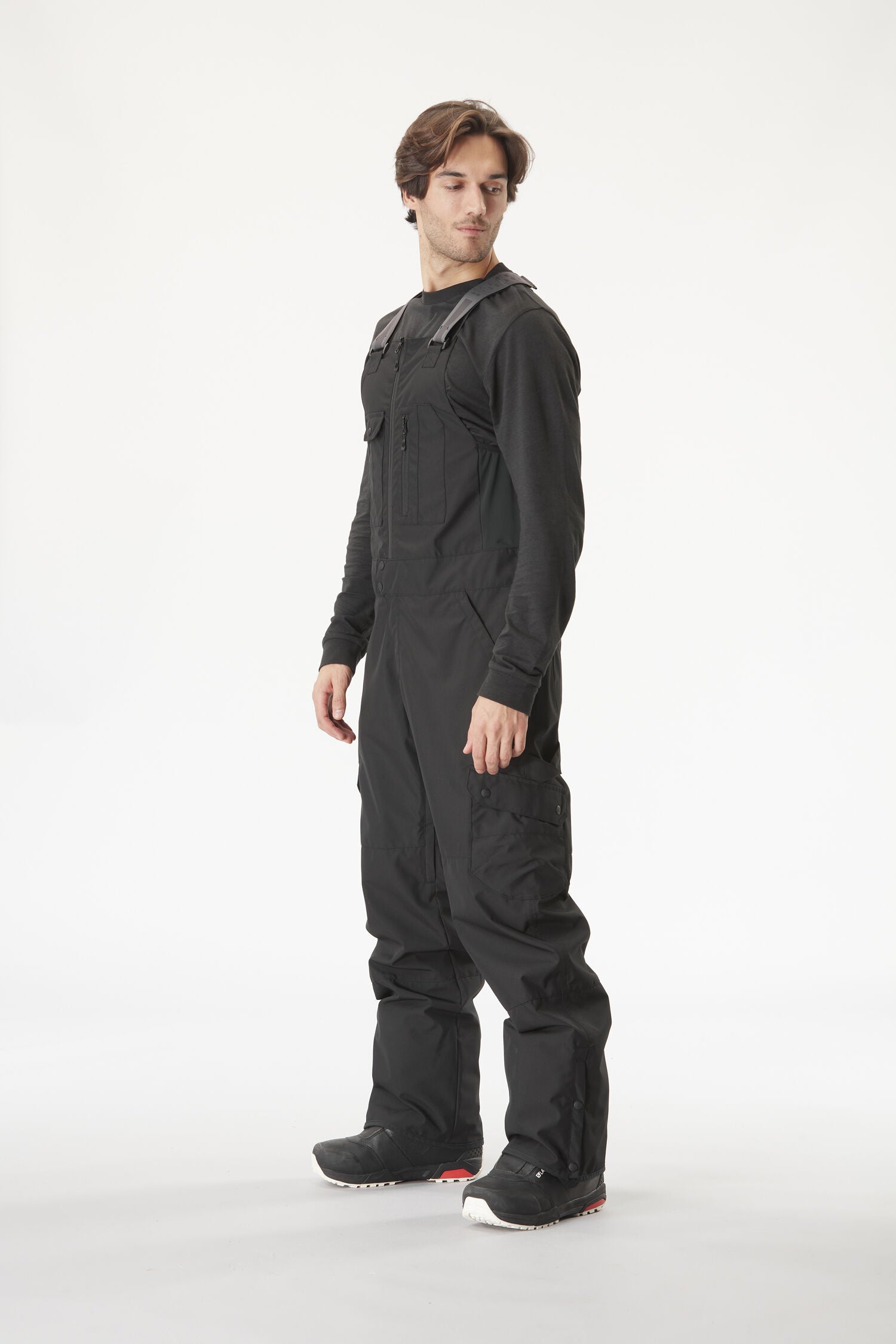 TESTY BIB PANTS __color:Black#5