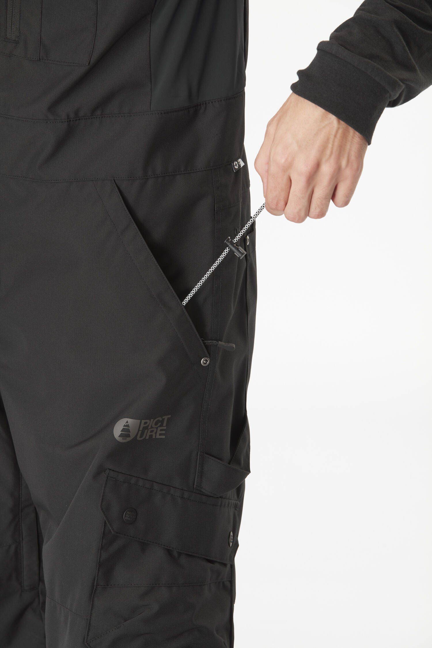 TESTY BIB PANTS __color:Black#9