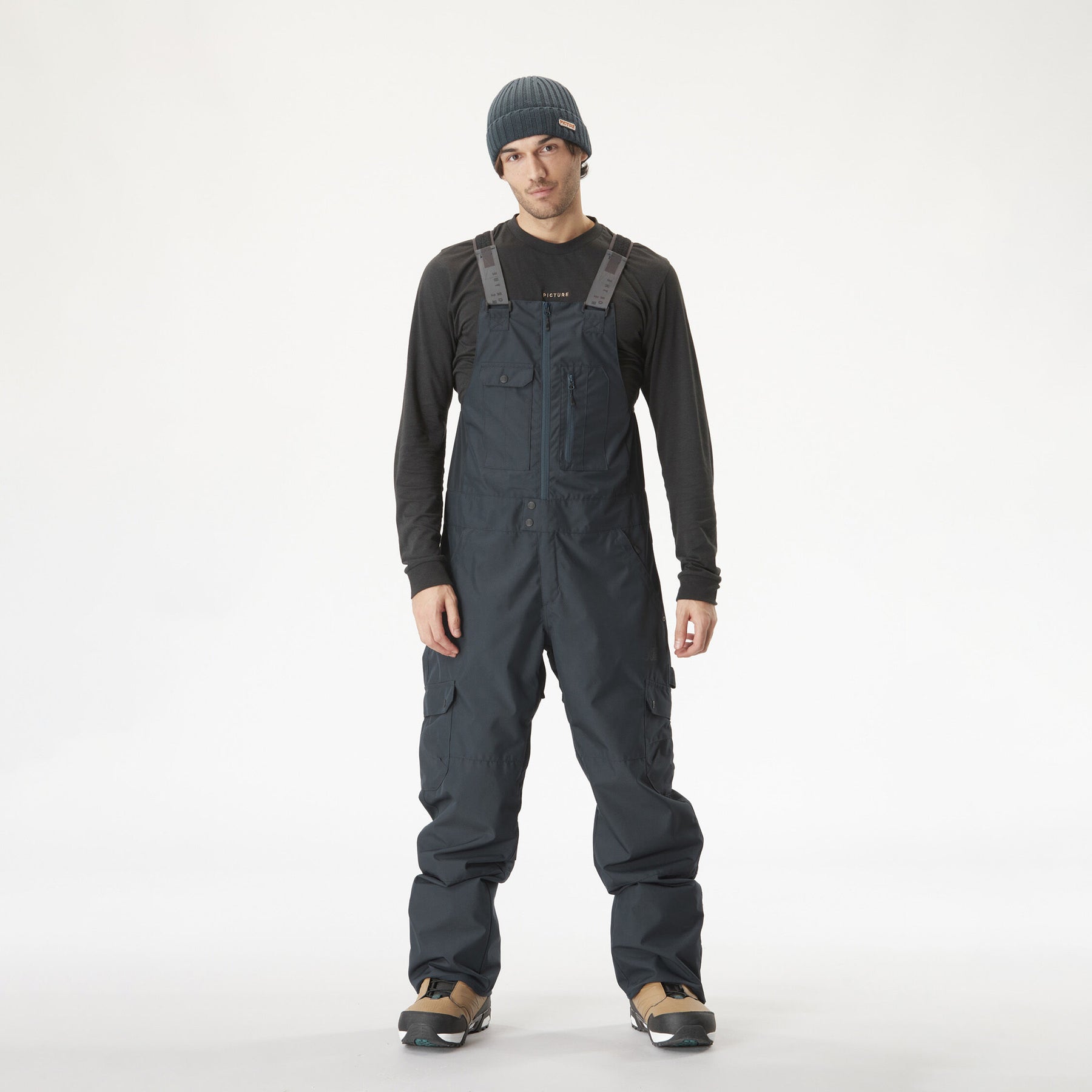 TESTY BIB PANTS __color:Dark_Blue#12