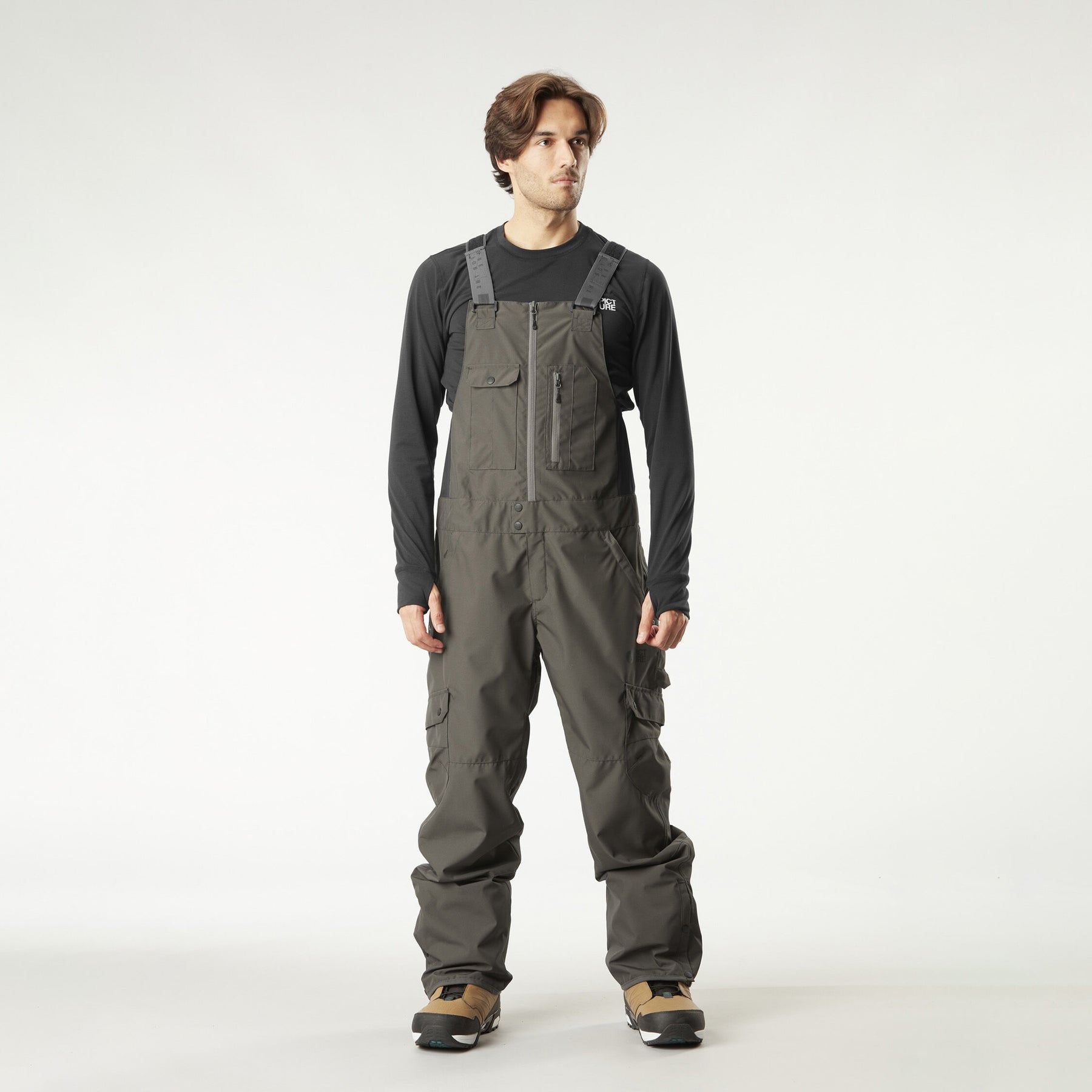 TESTY BIB PANTS __color:Raven_grey#35