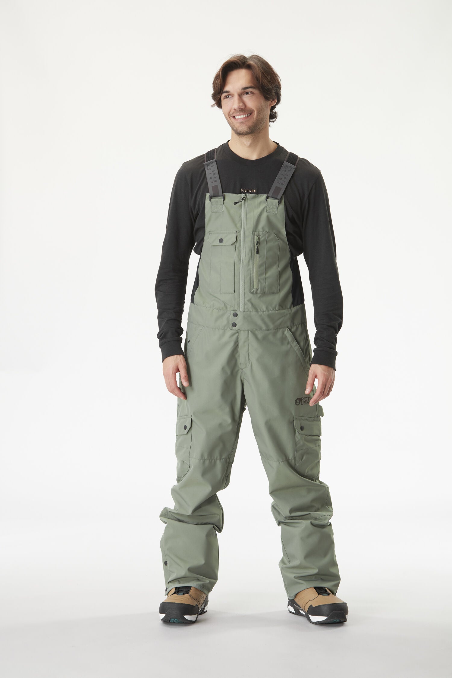 TESTY BIB PANTS __color:Laurel_Wreath#27