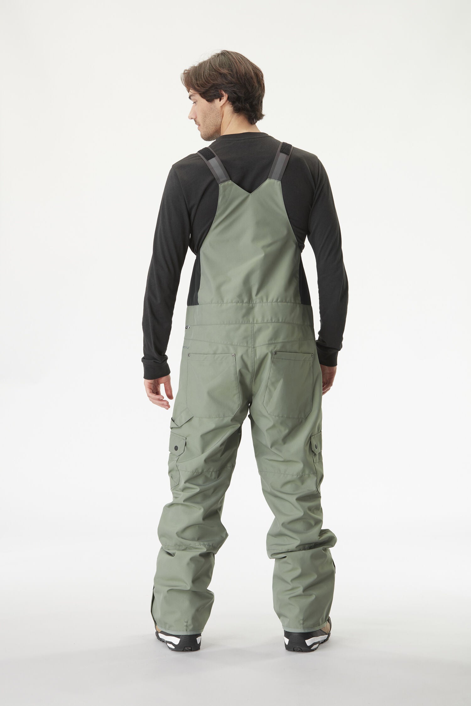 TESTY BIB PANTS __color:Laurel_Wreath#28