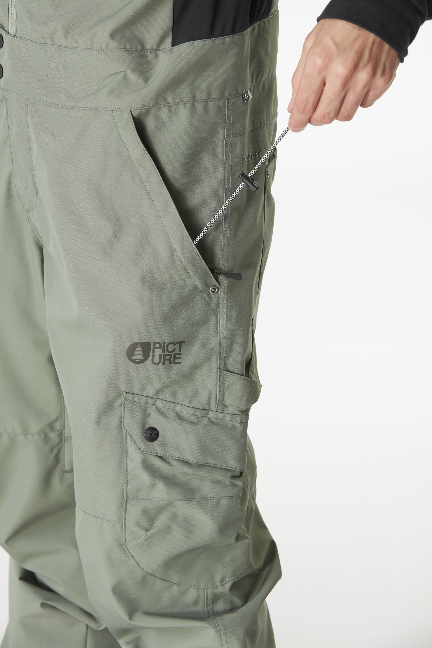 TESTY BIB PANTS __color:Laurel_Wreath#32