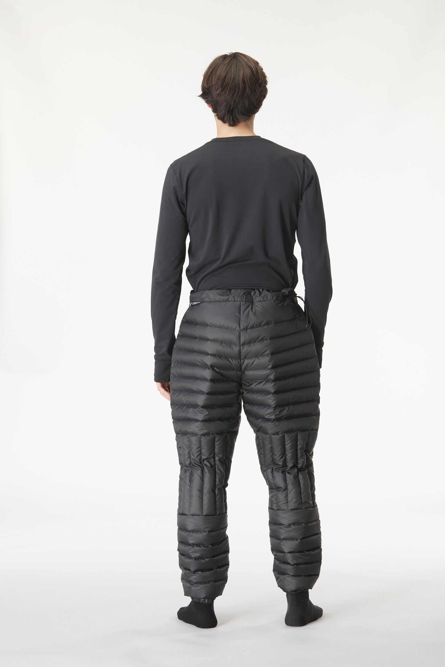 MID PUFF DOWN PANTS __color:Black#4