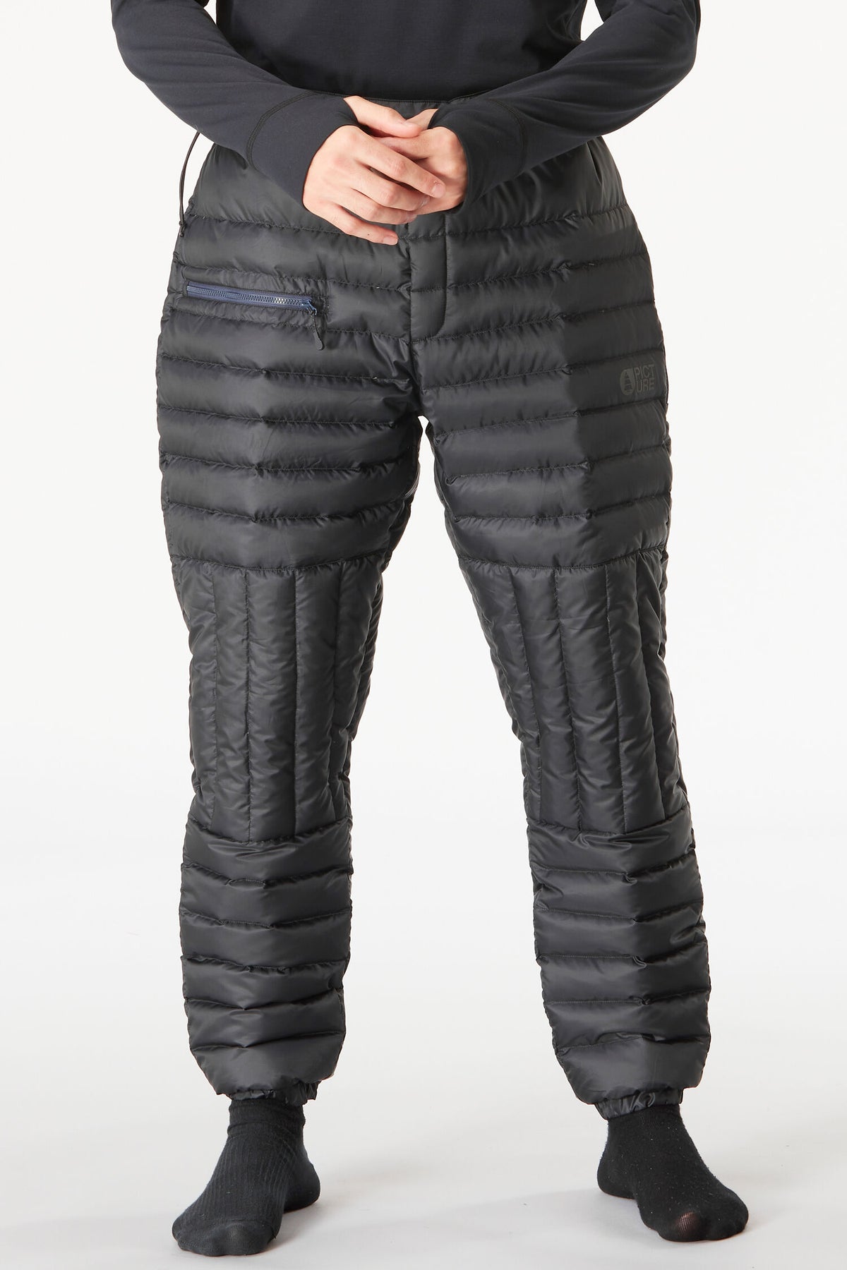 MID PUFF DOWN PANTS __color:Black#6