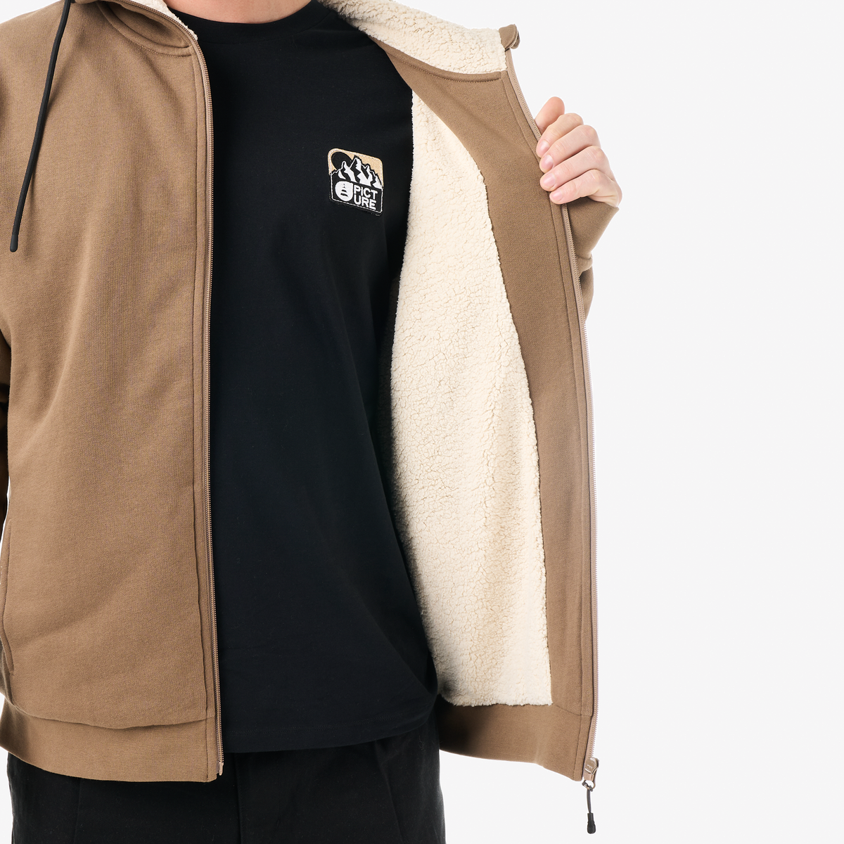 Sweat à capuche zippé homme YINNI PLUSH