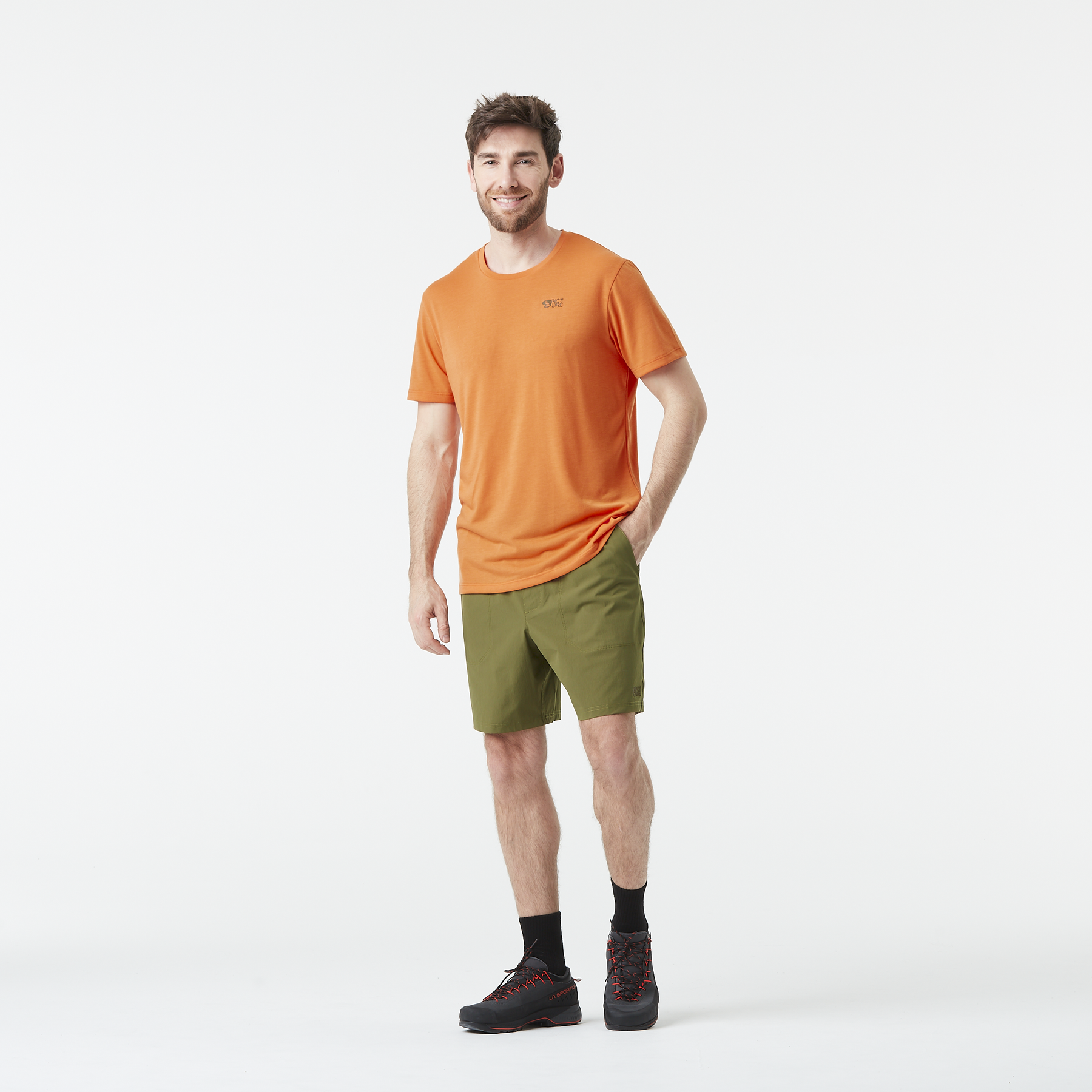 LENU STRETCH SHORTS __color:Tobacco#13