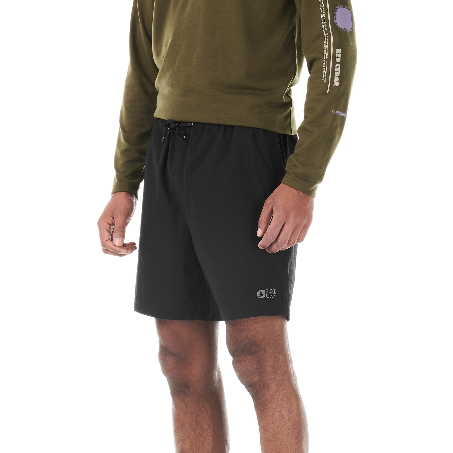 LENU STRETCH SHORTS __color:Black#1