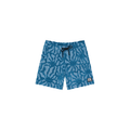 Blue Flower Embossed