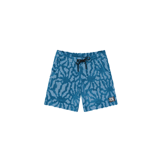 SPONGY SHORTS __color:Blue_Flower_Embossed#4