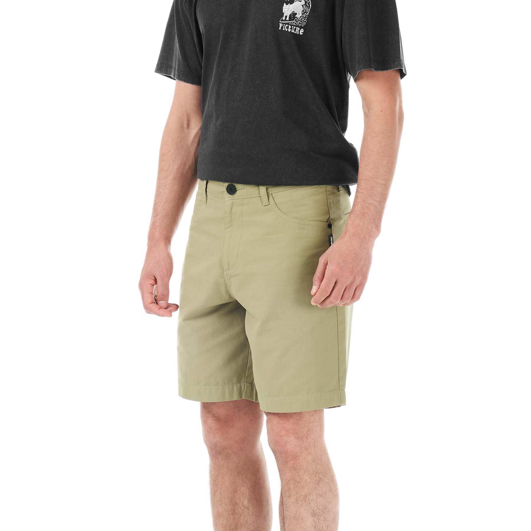 ALDOS PLAIN SHORTS __color:Aloe#1