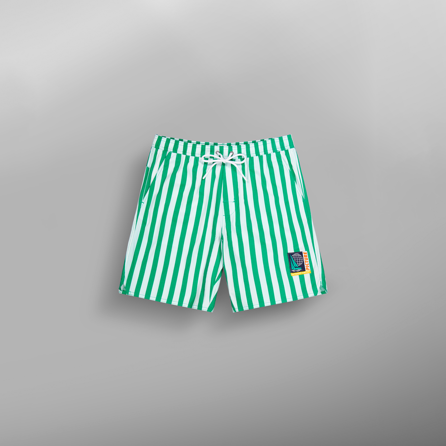 FISH 17 SHORTS __color:Lines_Green_Print#4