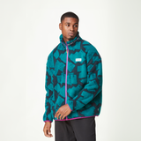 BREMICK ZIP FLEECE __color:Brush_Print#1