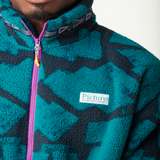 BREMICK ZIP FLEECE __color:Brush_Print#3