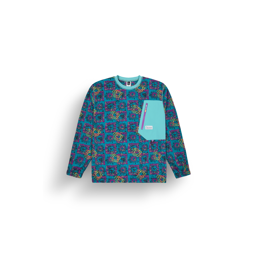 KIVARO FLEECE CREW __color:Fizzy_Print#4
