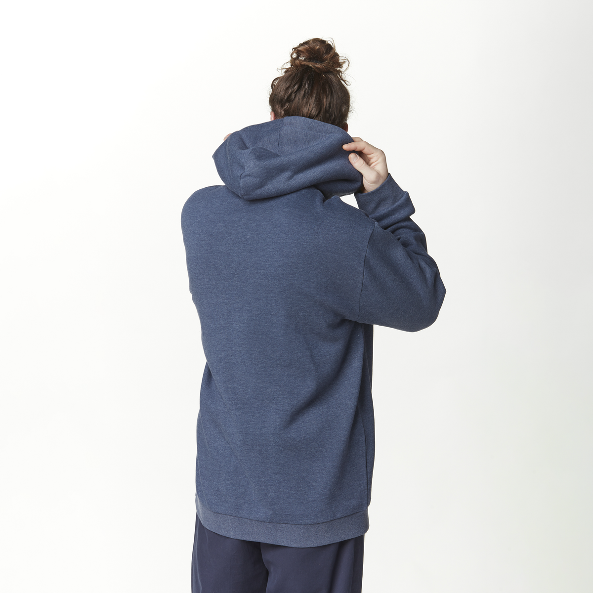 JULKA PLUSH HOODIE __color:Dark_Blue_Melange#2