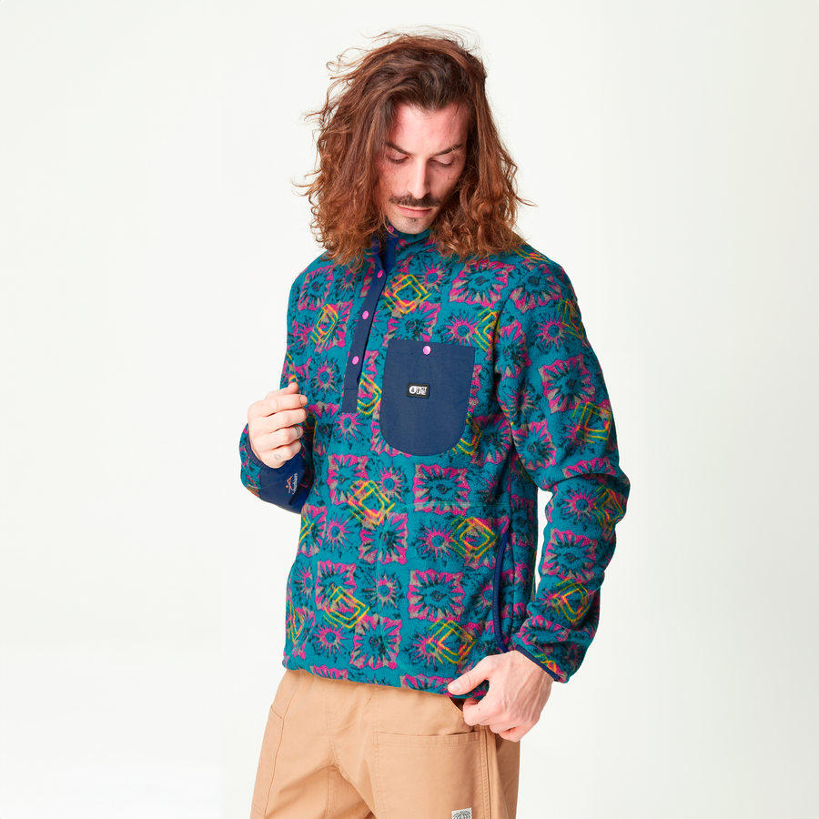 ORAVIK 1/4 FLEECE __color:Fizzy_Print#7