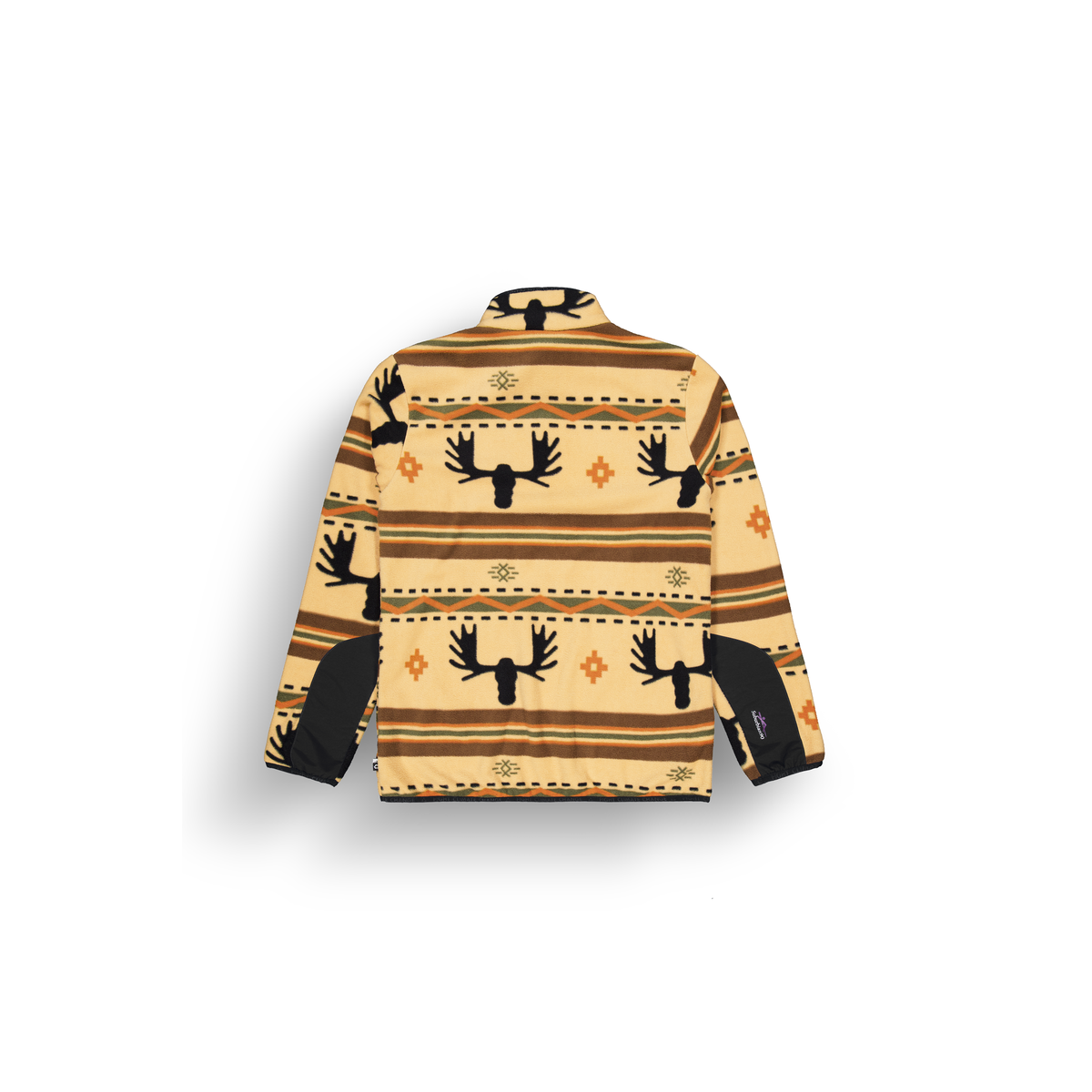 ORAVIK 1/4 FLEECE __color:Elk_Print#5