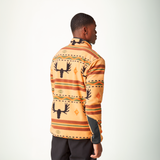 ORAVIK 1/4 FLEECE __color:Elk_Print#2