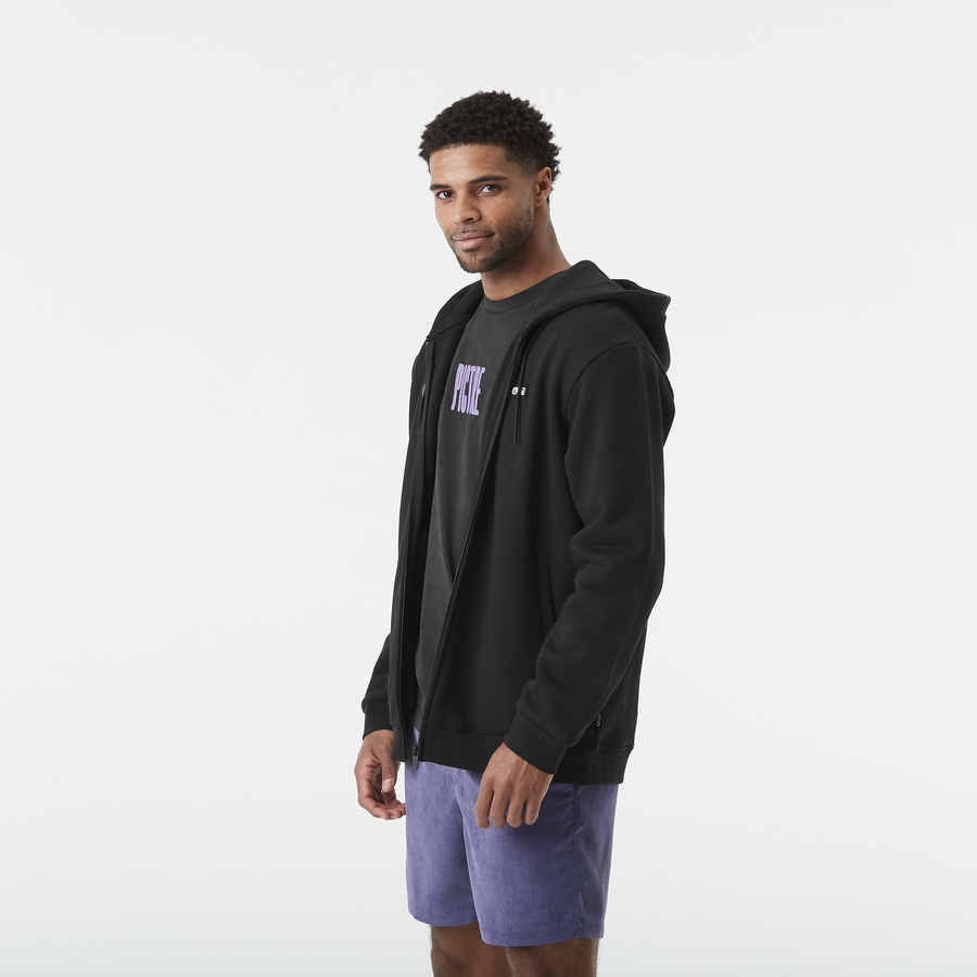 NIHI ZIP HOODIE __color:Black#0