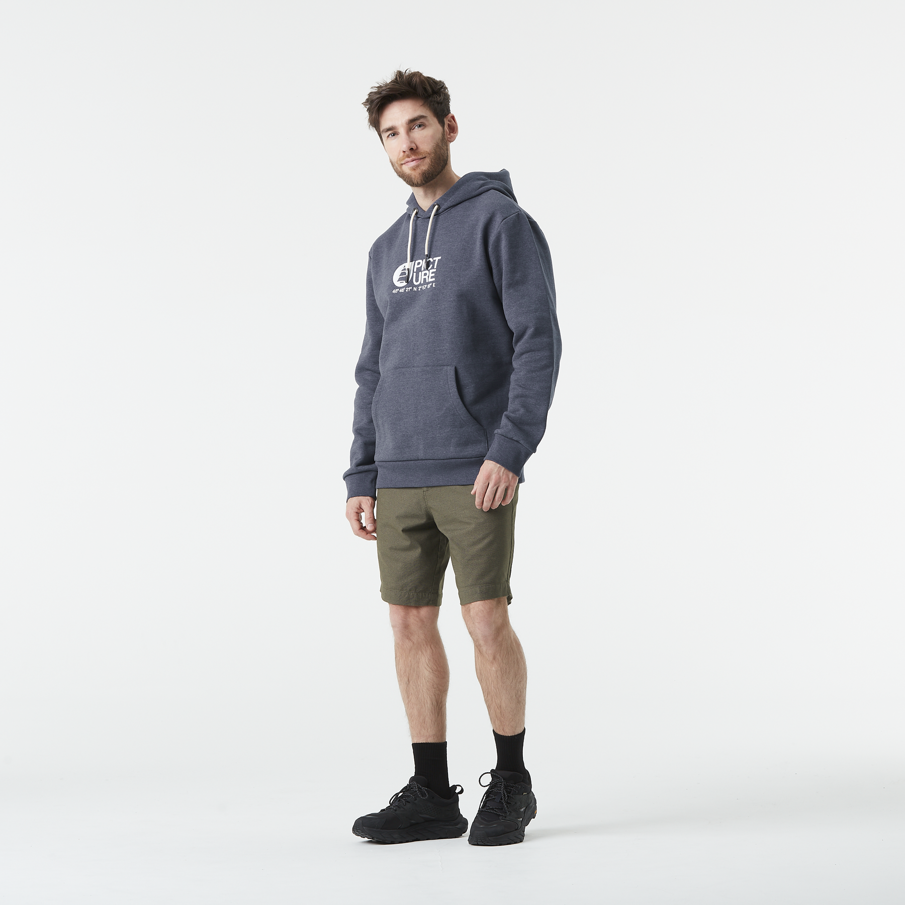 BASEMENT HOODIE __color:Dark_Blue_Melange#12