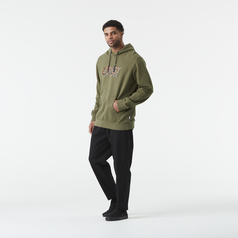 BASEMENT LEO HOODIE __color:Washed_Tobacco#5