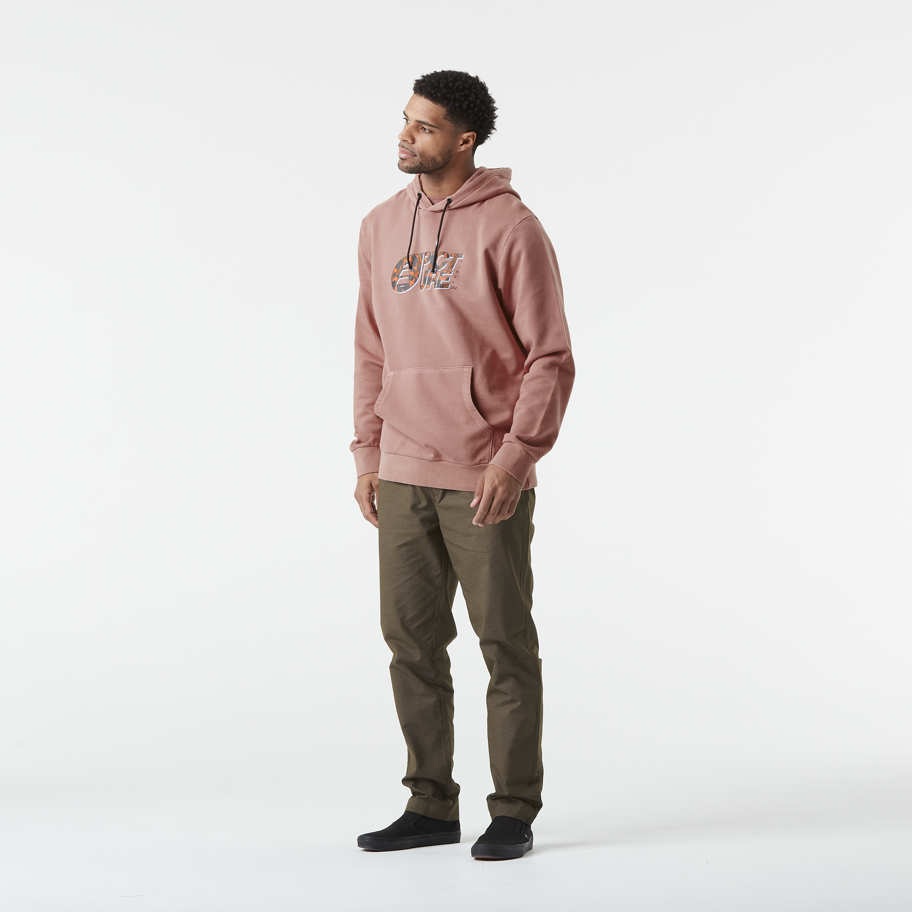 BASEMENT LEO HOODIE __color:Washed_Burlwood#0