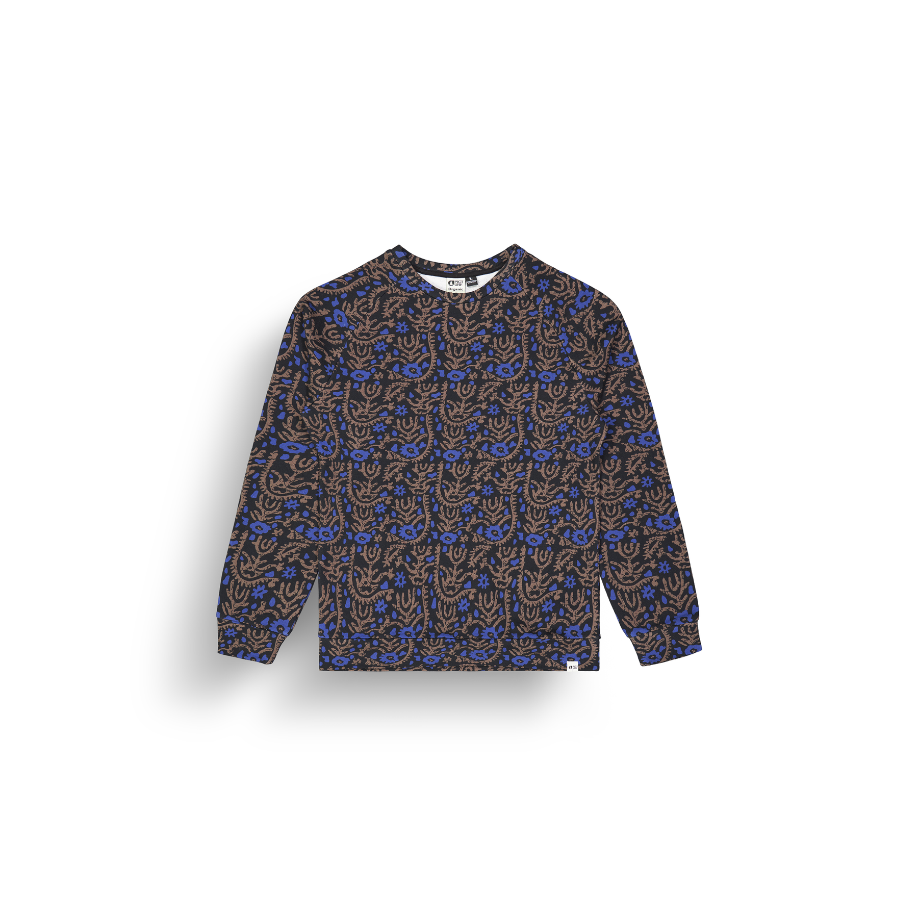 WAKARA PRINTED CREW __color:Ancolie_Print#3