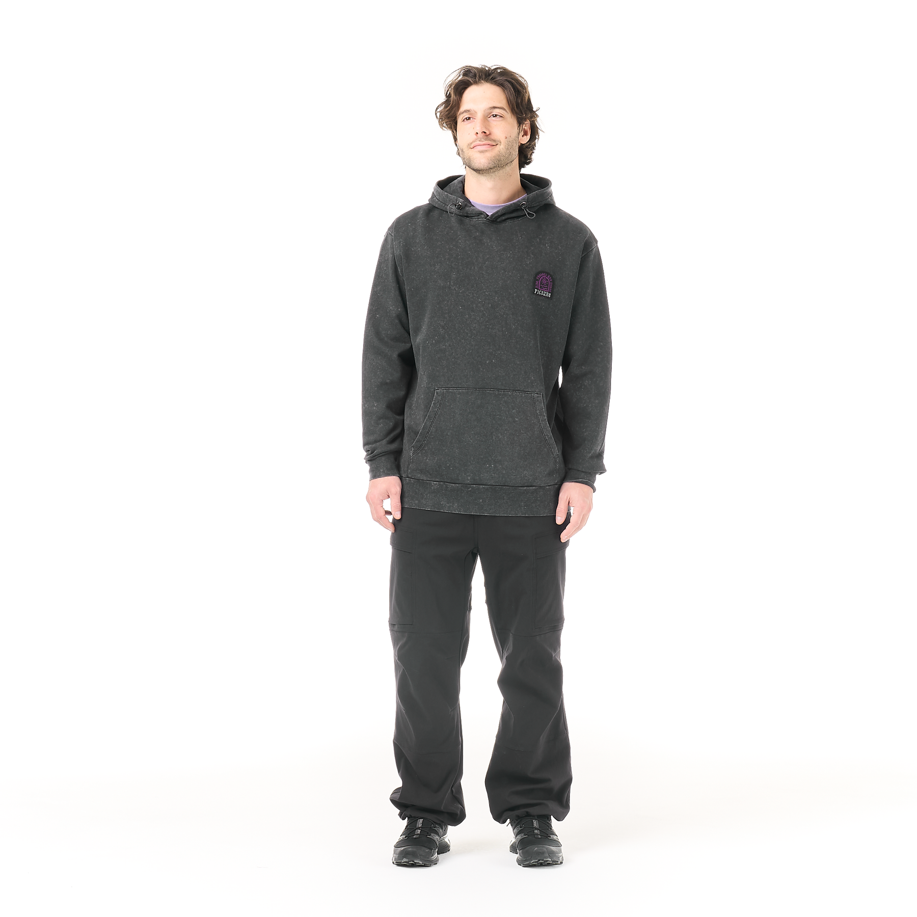 PICTURIDE HOODIE __color:Black_Washed#2