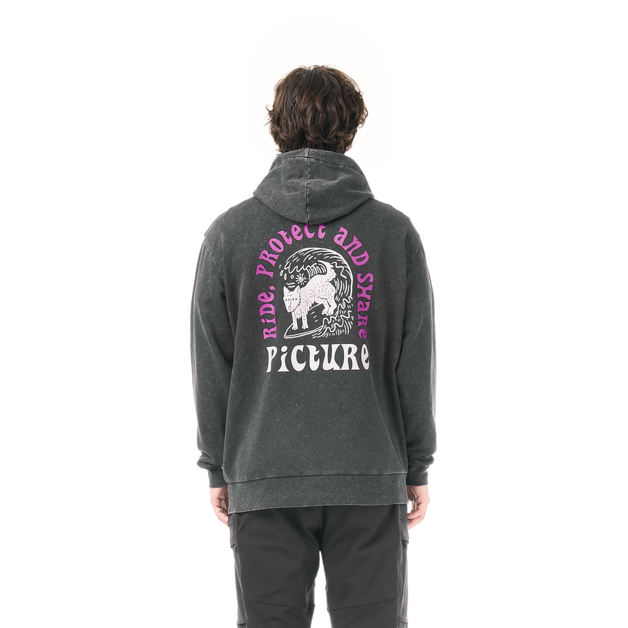 PICTURIDE HOODIE __color:Black_Washed#1