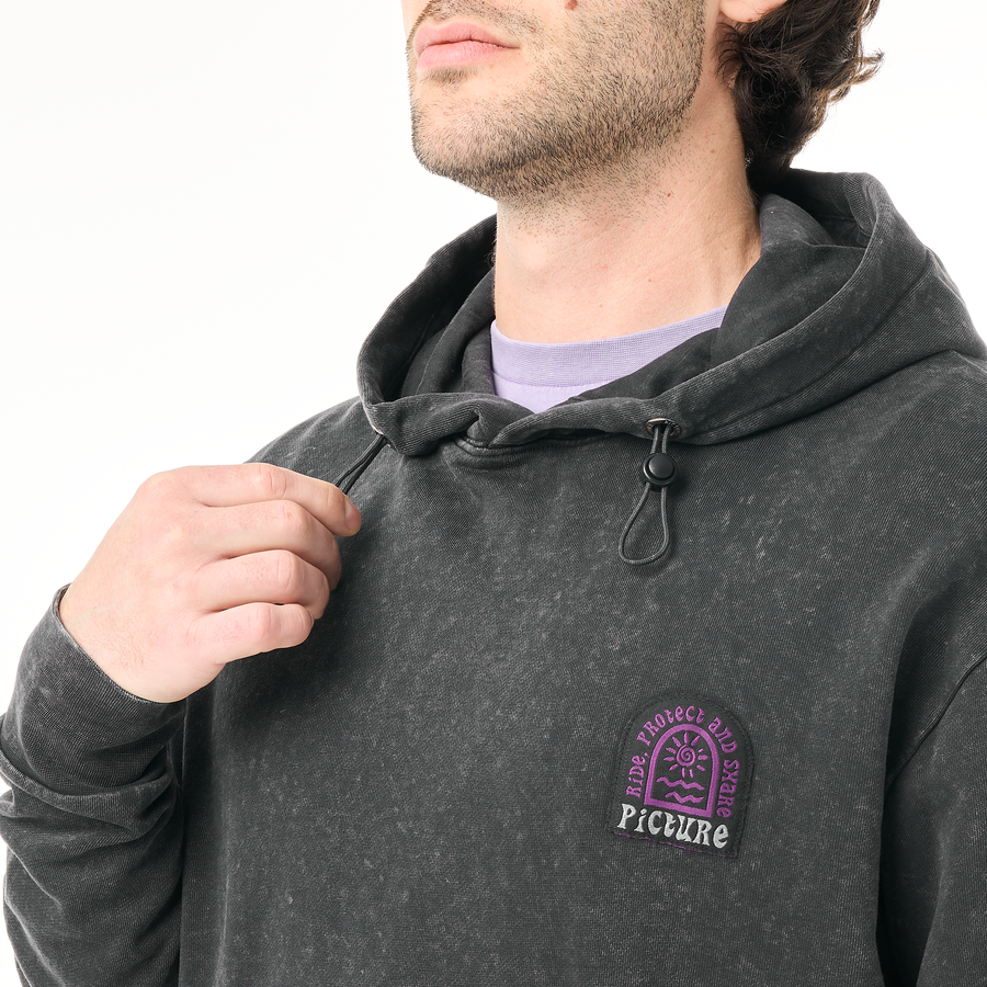 PICTURIDE HOODIE __color:Black_Washed#4