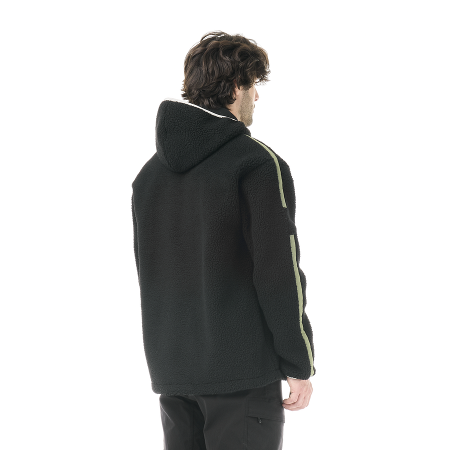 PMBTON ZIP HOODIE __color:Tobacco_Black#2