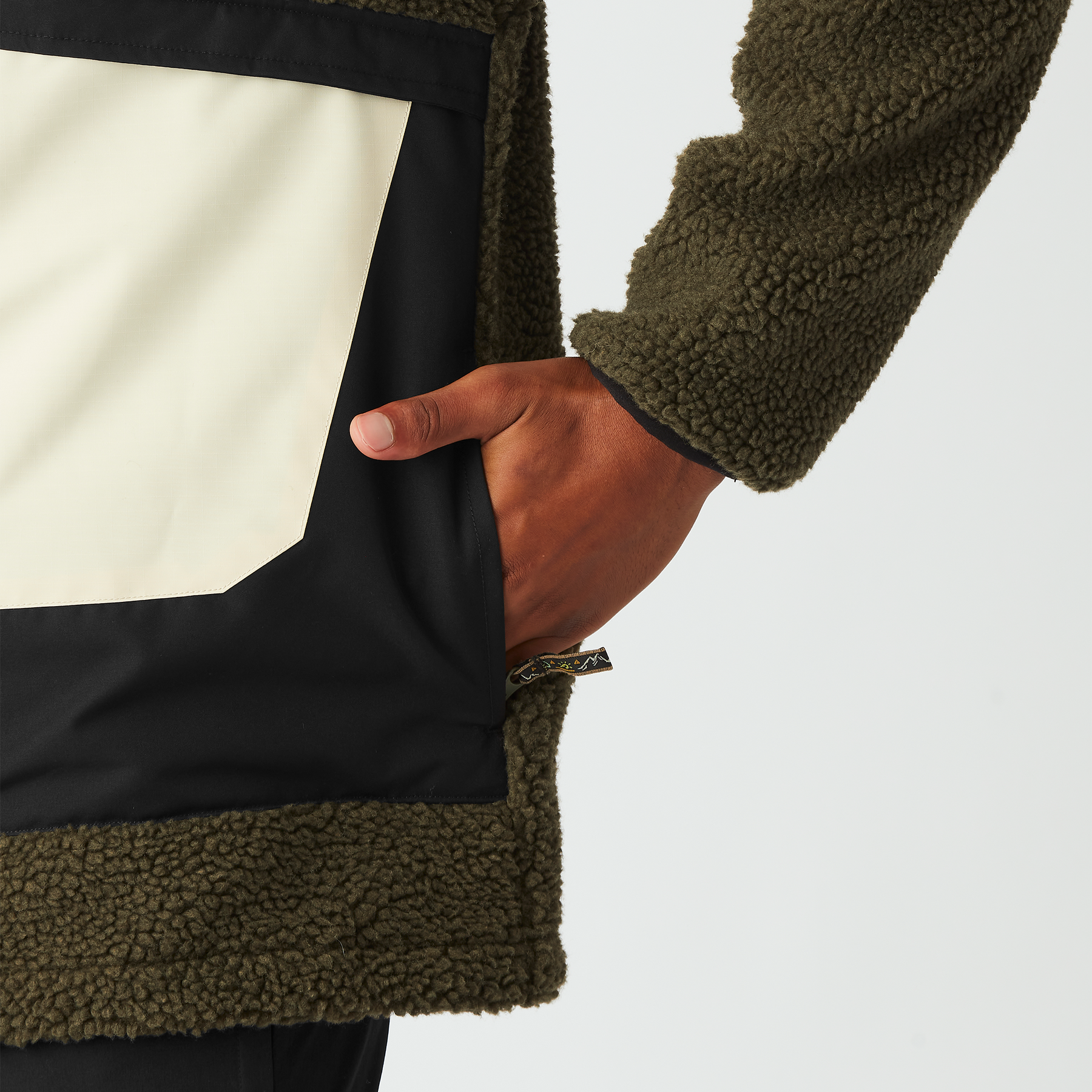 PMBTON ZIP HOODIE __color:Tobacco_Black#11