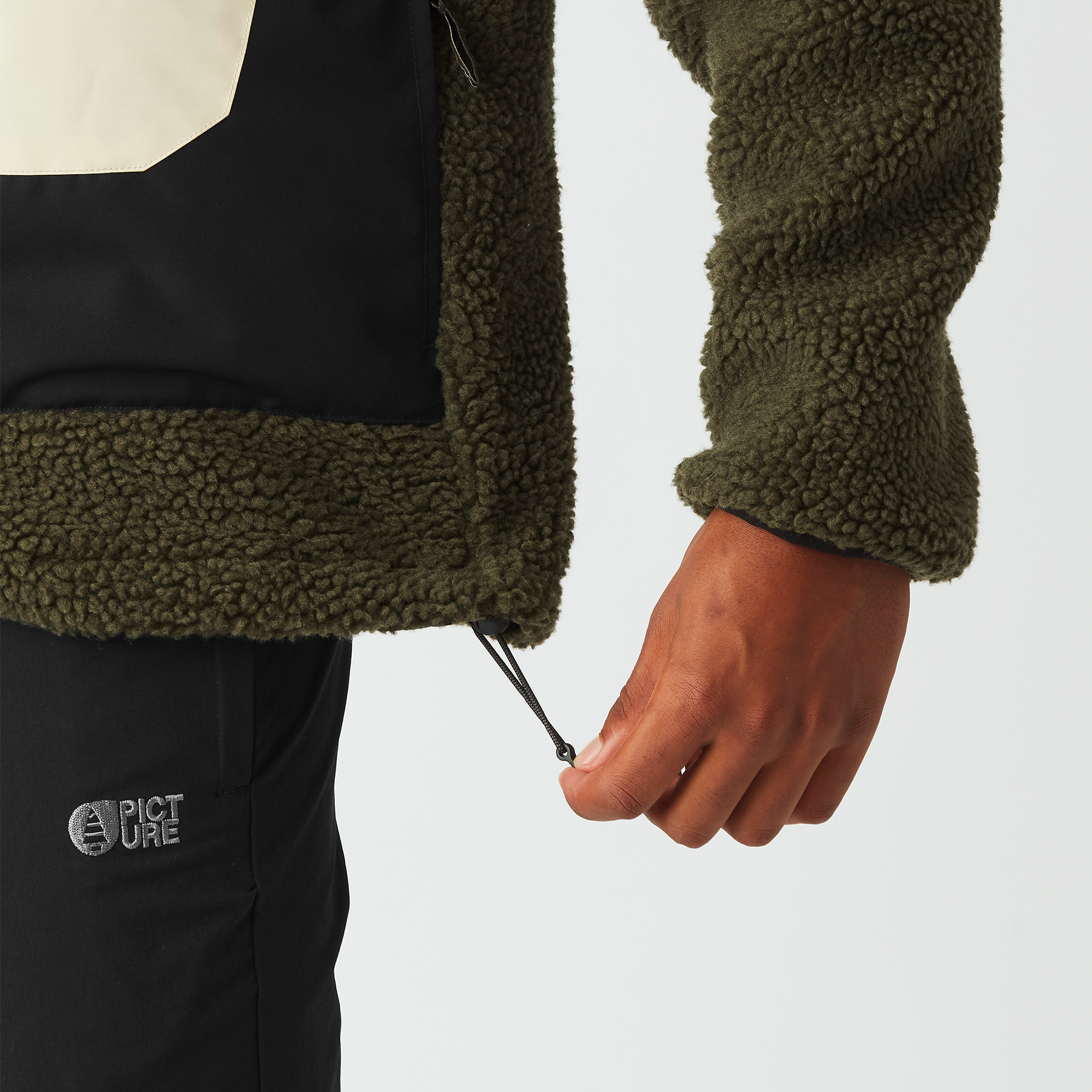 PMBTON ZIP HOODIE __color:Tobacco_Black#13