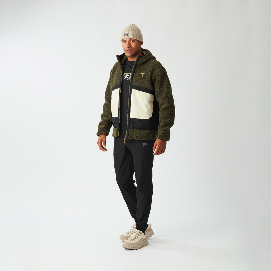 PMBTON ZIP HOODIE __color:Tobacco_Black#14
