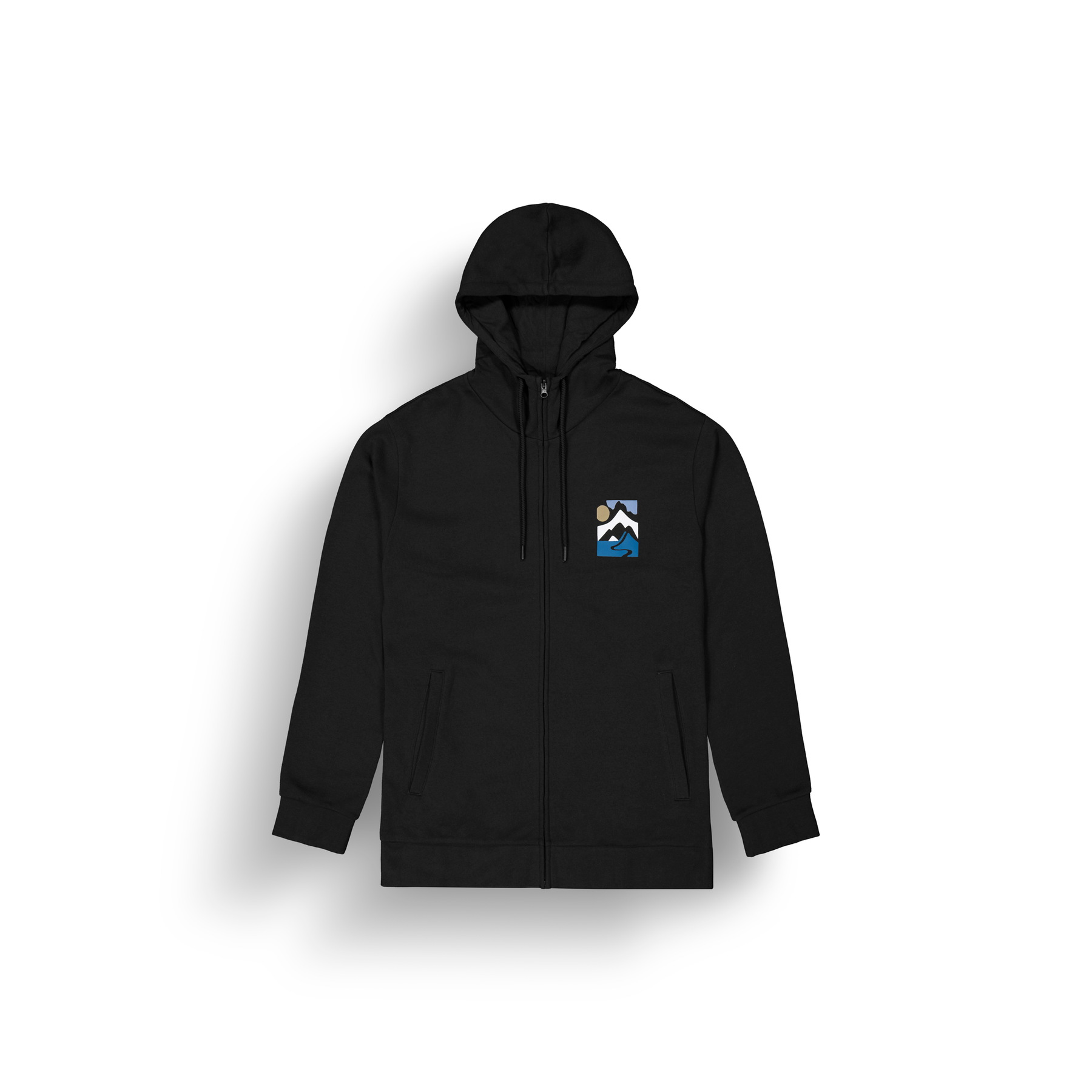 KENOMA ZIP HOODIE __color:Black#4