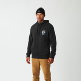 KENOMA ZIP HOODIE __color:Black#0