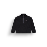 KIMAG 1/4 ZIP FLEECE __color:Black#8