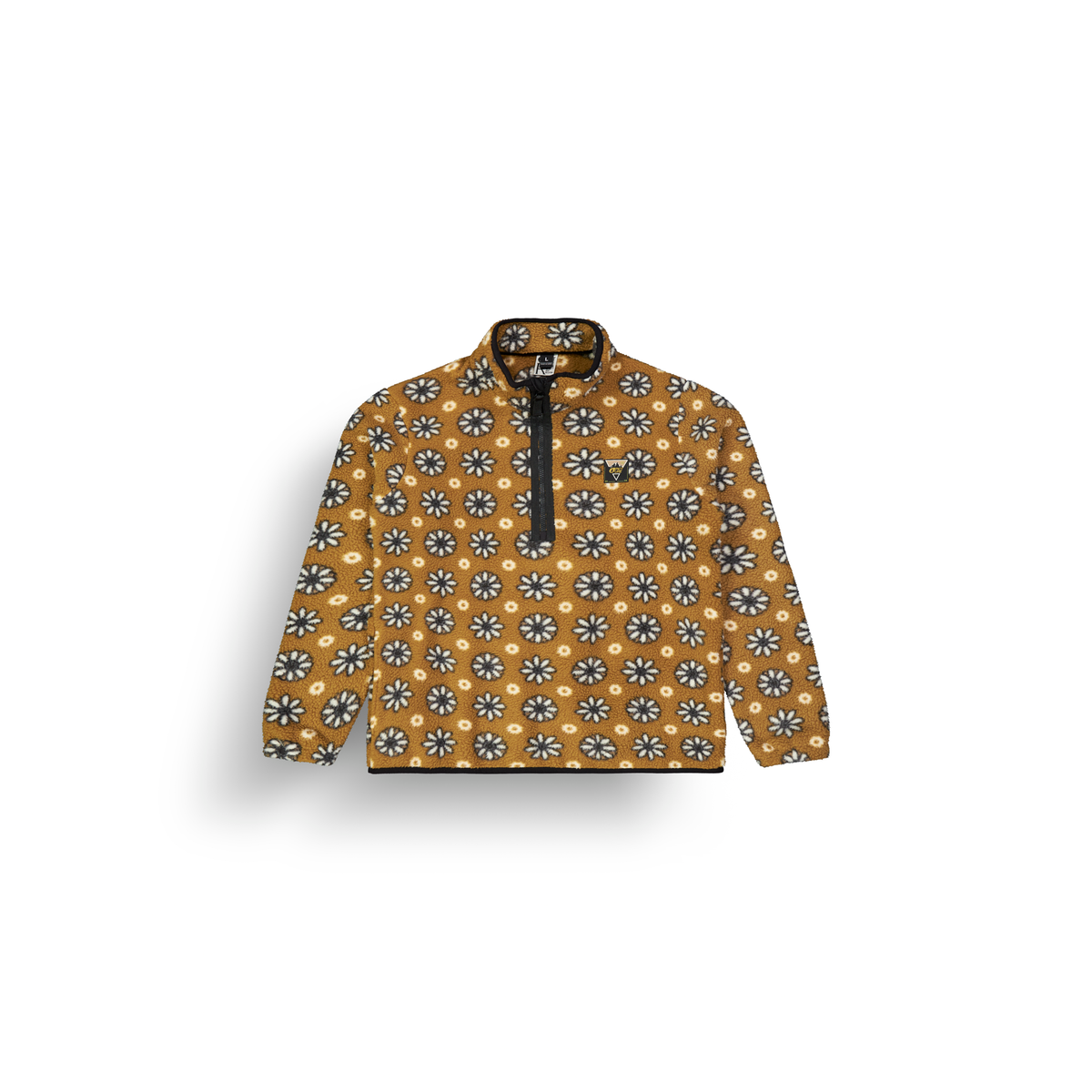 KIMAG PRINTED 1/4 FLEECE __color:Daisy_Print#5