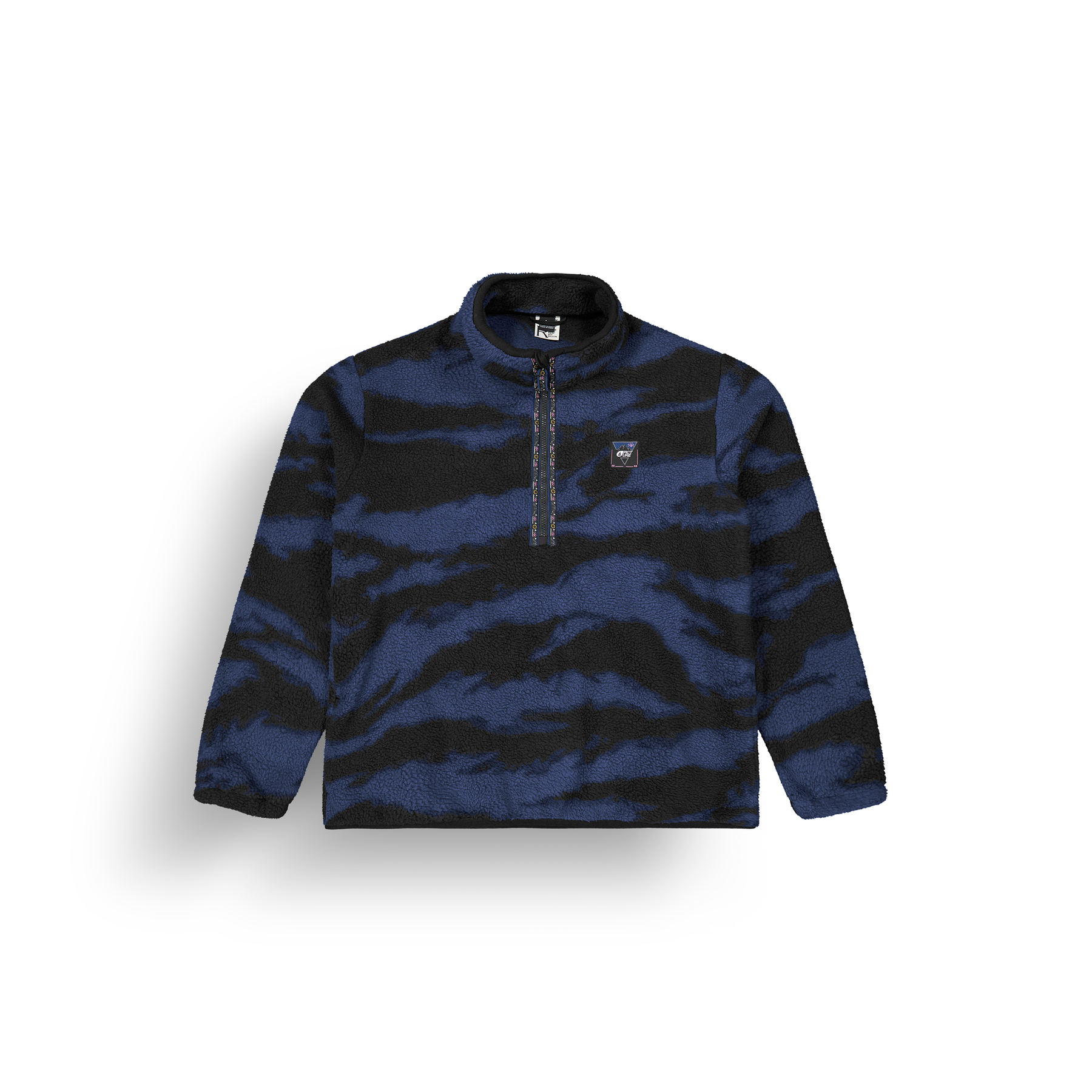 KIMAG PRINTED 1/4 FLEECE __color:Retro_Fusion_Print#13