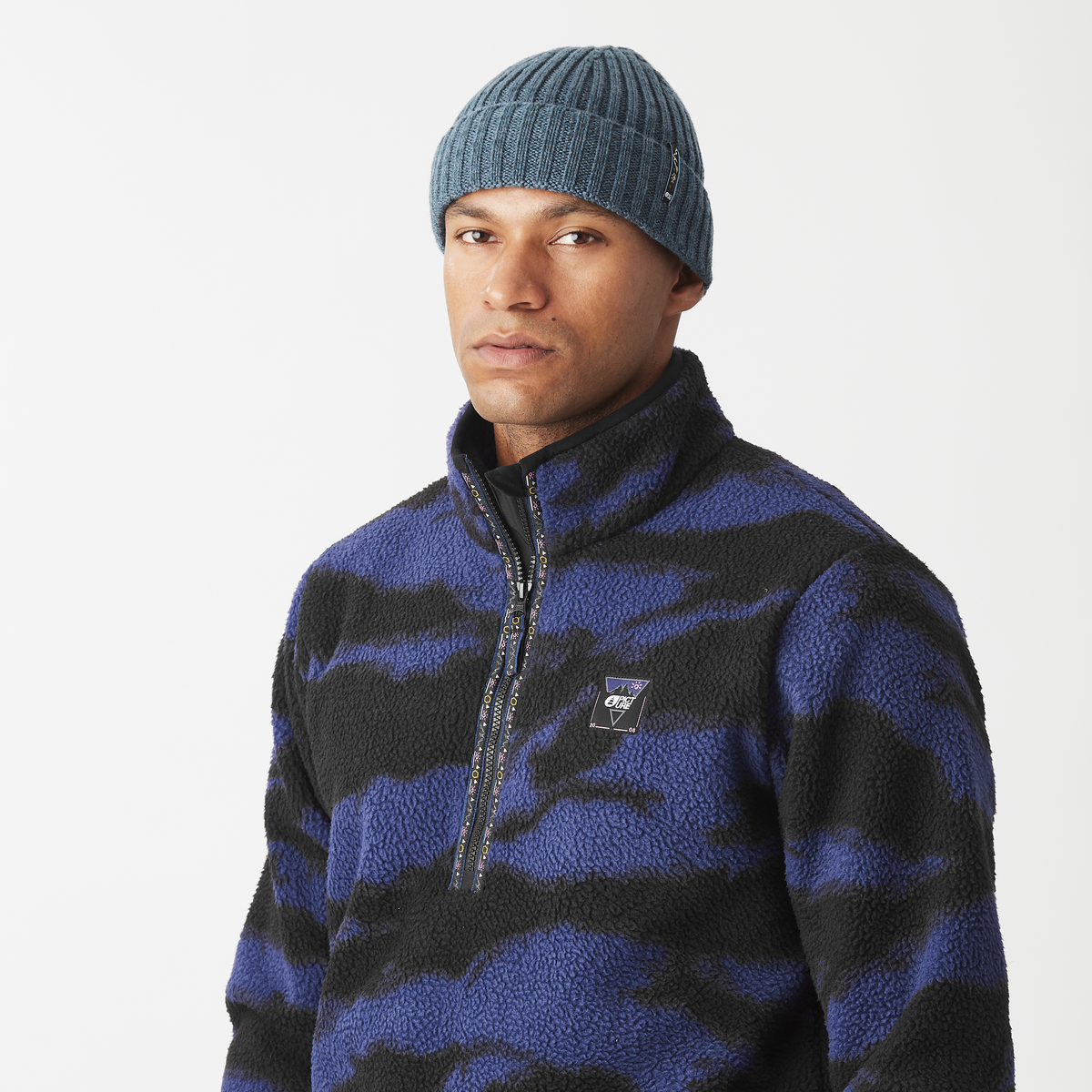 KIMAG PRINTED 1/4 FLEECE __color:Retro_Fusion_Print#11