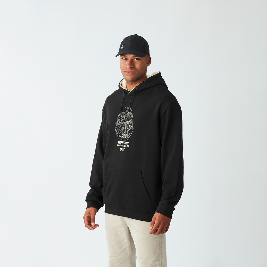 JULKA PLUSH HOODIE __color:Black#1