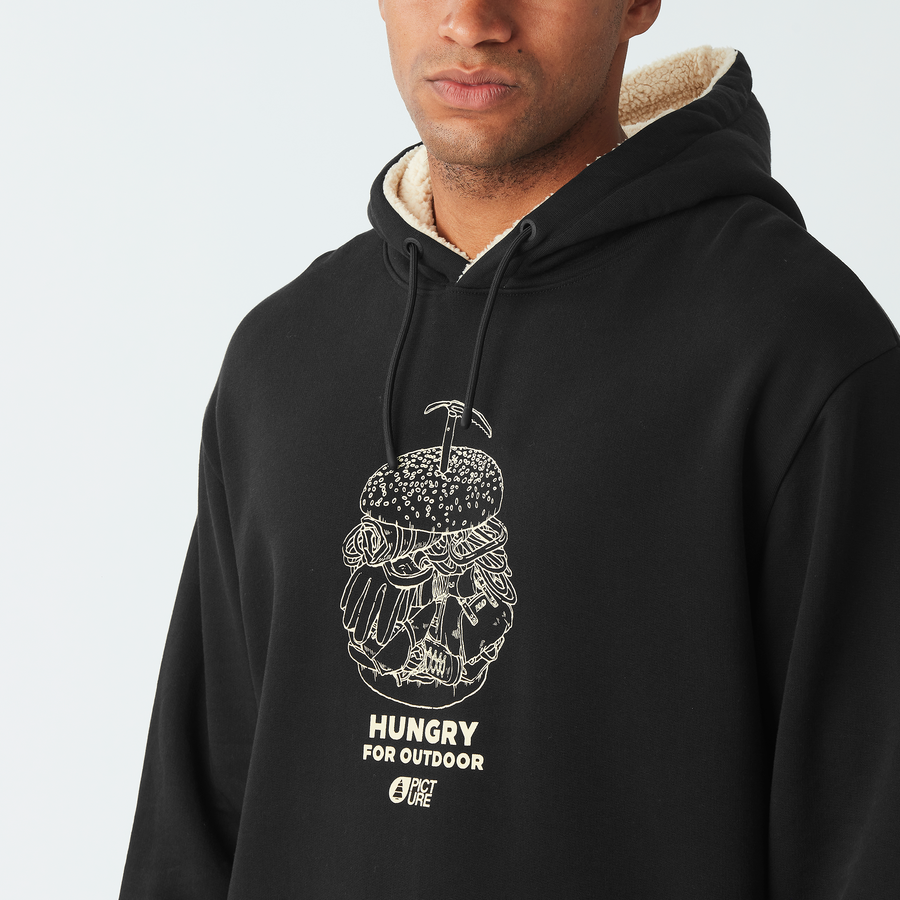 JULKA PLUSH HOODIE __color:Black#3