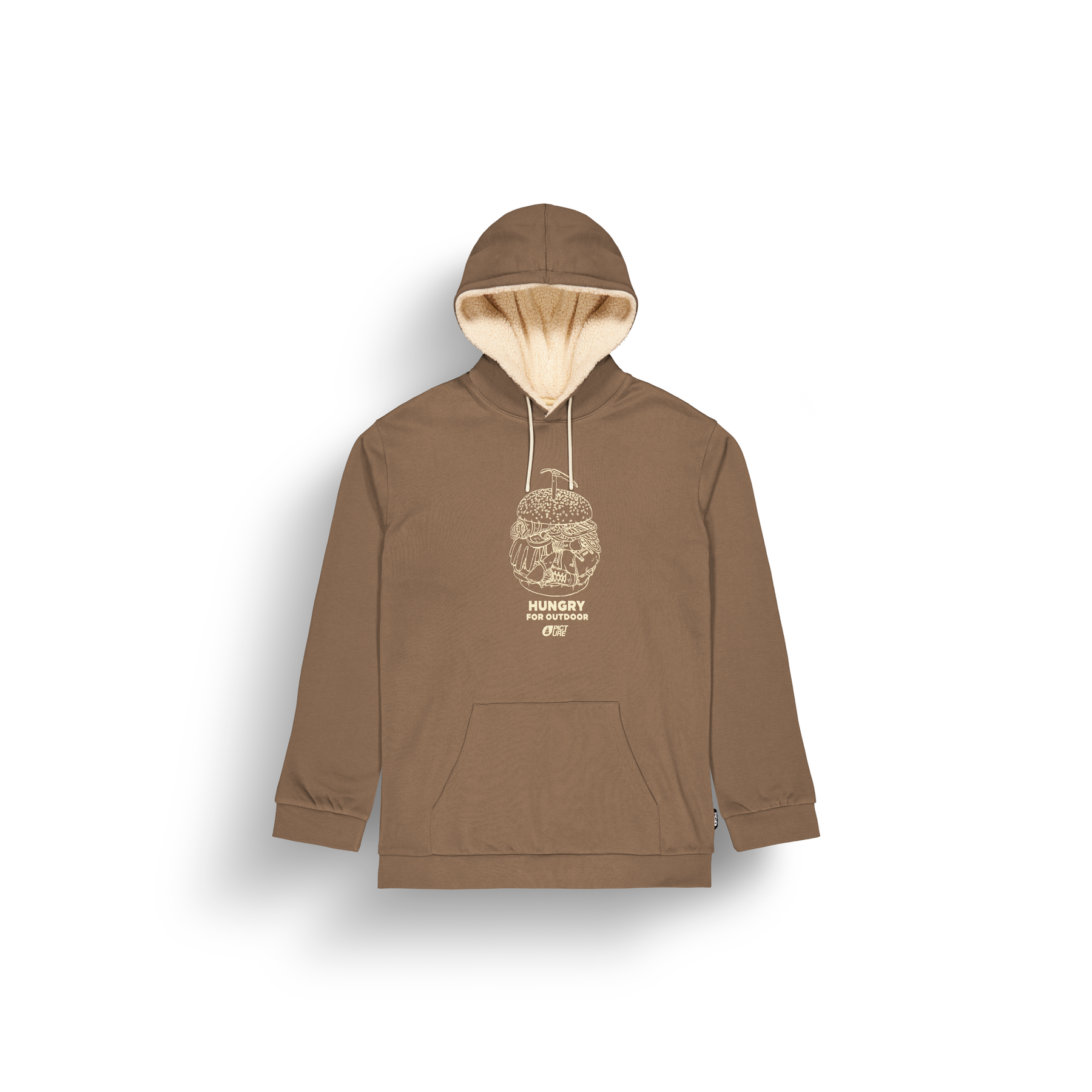 JULKA PLUSH HOODIE __color:Shitake#11