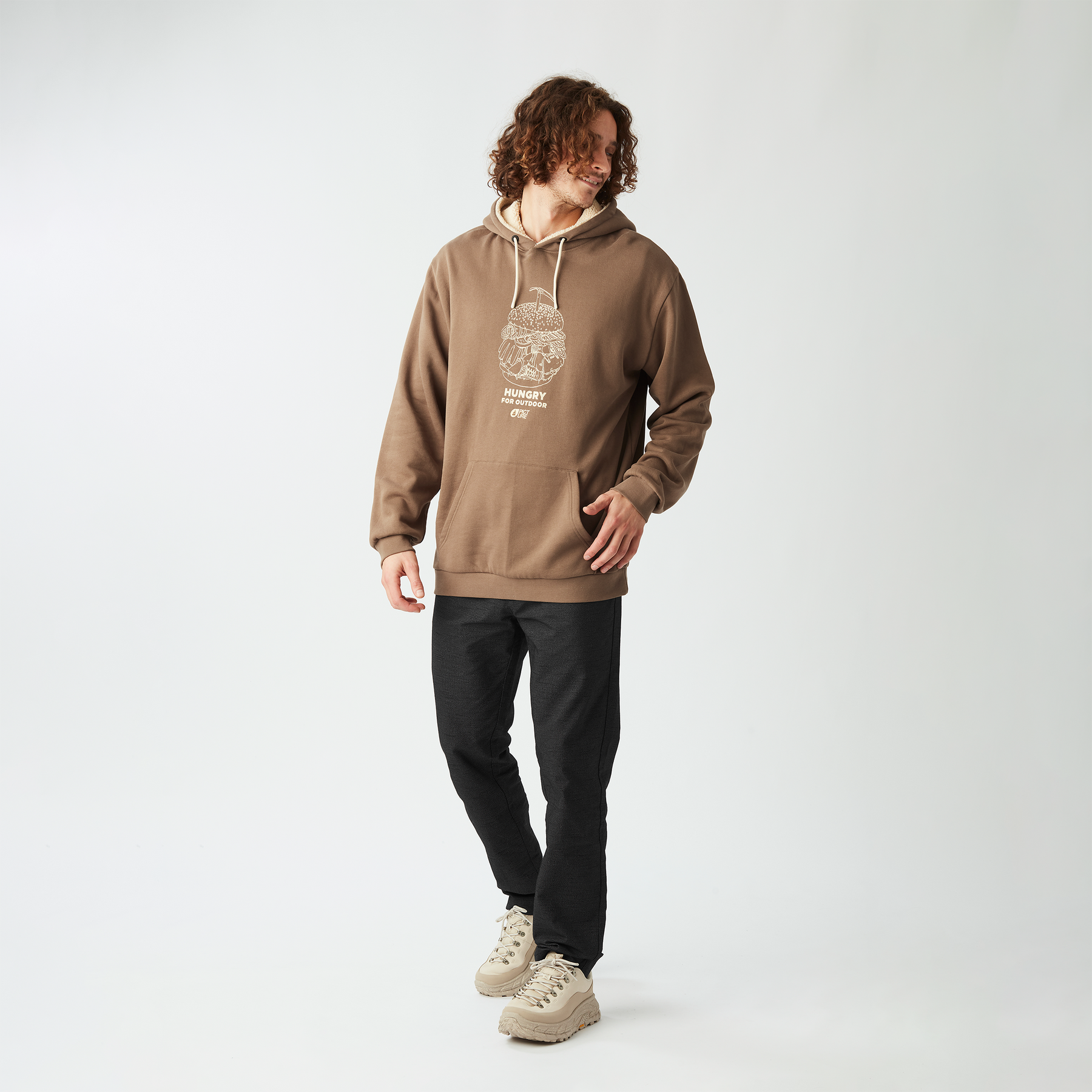 JULKA PLUSH HOODIE __color:Shitake#8