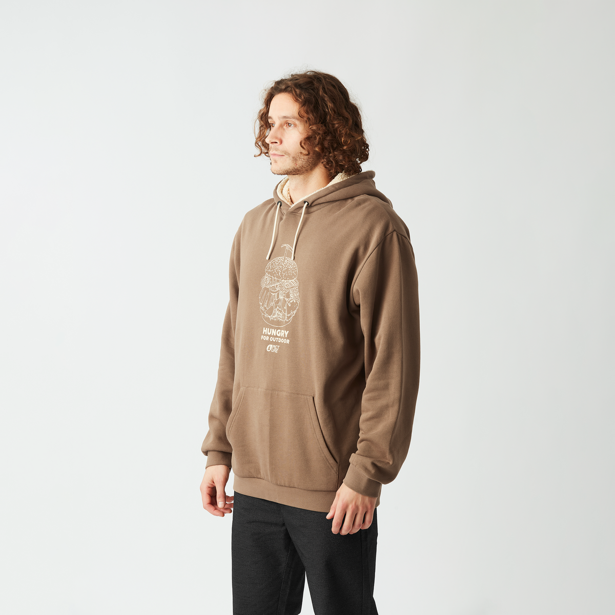 JULKA PLUSH HOODIE __color:Shitake#7