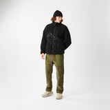 HAFDALS EMB ZIP FLEECE __color:Black#3